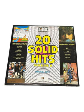 Vintage 20 Solid Hits Vol. 2 Vinyl LP K-Tel Rock Pop Compilation Black Canada